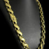 Cordao Friso S 16Mm C Fecho Especial Mao Orando Banhado Ouro 18K Preto 2 1