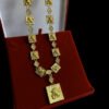 Cordao Poze Sao Jorge Pingente Cravejado Banhado A Ouro 18K3