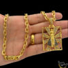 Corrente Cadeado 6Mm Pingente Nossa Sra – Banhado A Ouro 18K39