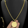 Corrente Cadeado 6Mm Pingente – Banhado A Ouro 18K3 1