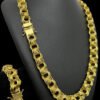 Corrente Friso Quarteto 18Mm Pulseira – Banhado A Ouro 2