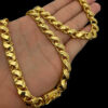 Corrente Friso S Dupla Face 8Mm – Banhado A Ouro 18K2