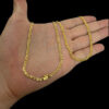 Corrente Piastrine 3Mm – Banhado A Ouro 18K52