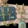 Corrente Tijolinho 8Mm Pingente Dinheiro – Banhado A Ouro 18K Vasco