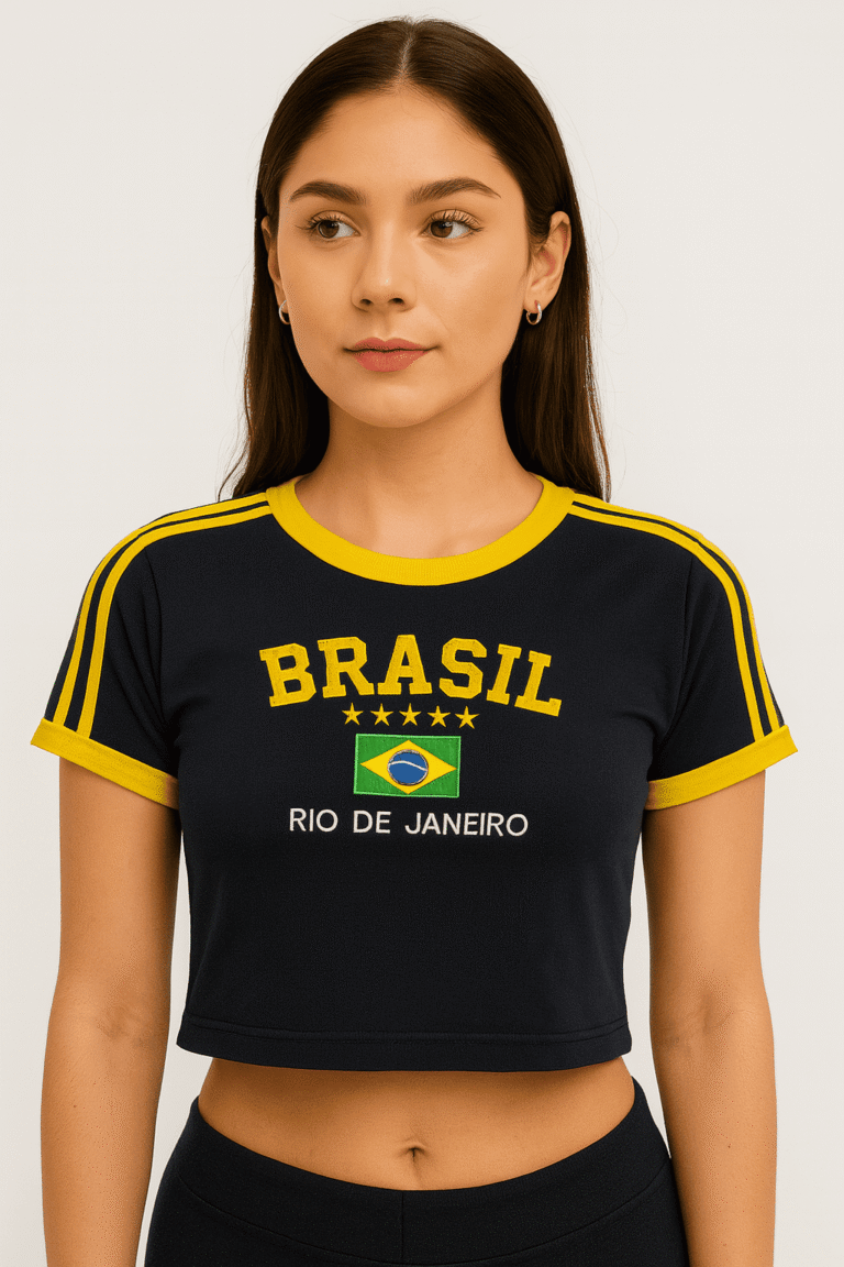Camiseta Do Brasil Com Estilo