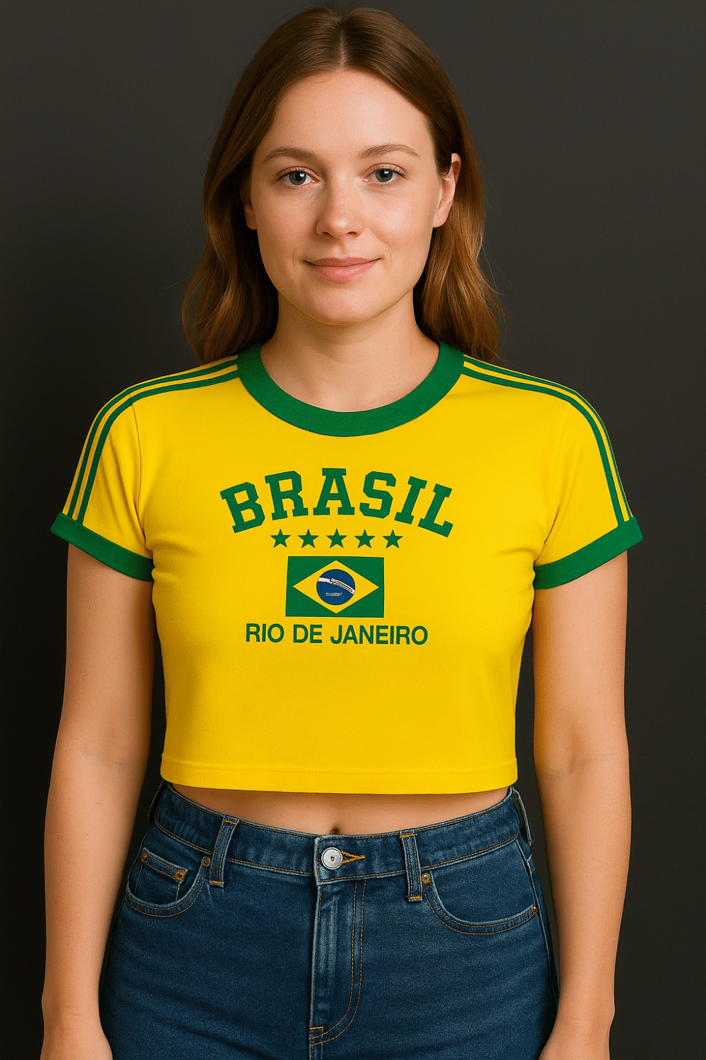 Cropped Do Brasil Bordada Retrô - Imagem 38