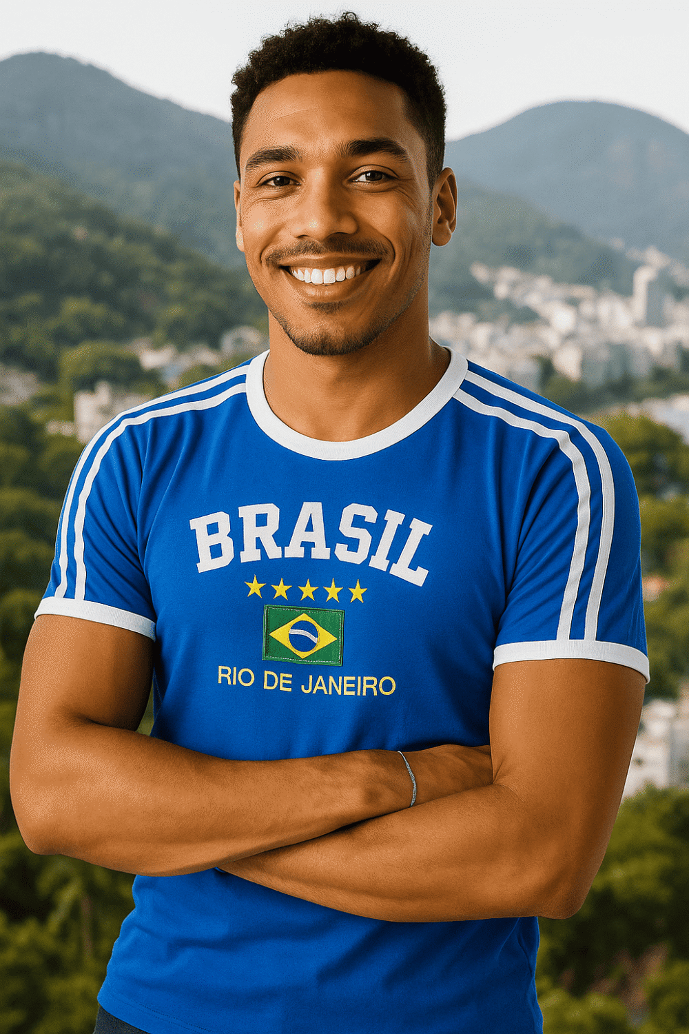 Camisa Do Brasil Bordada Adulto Unissex - Imagem 18