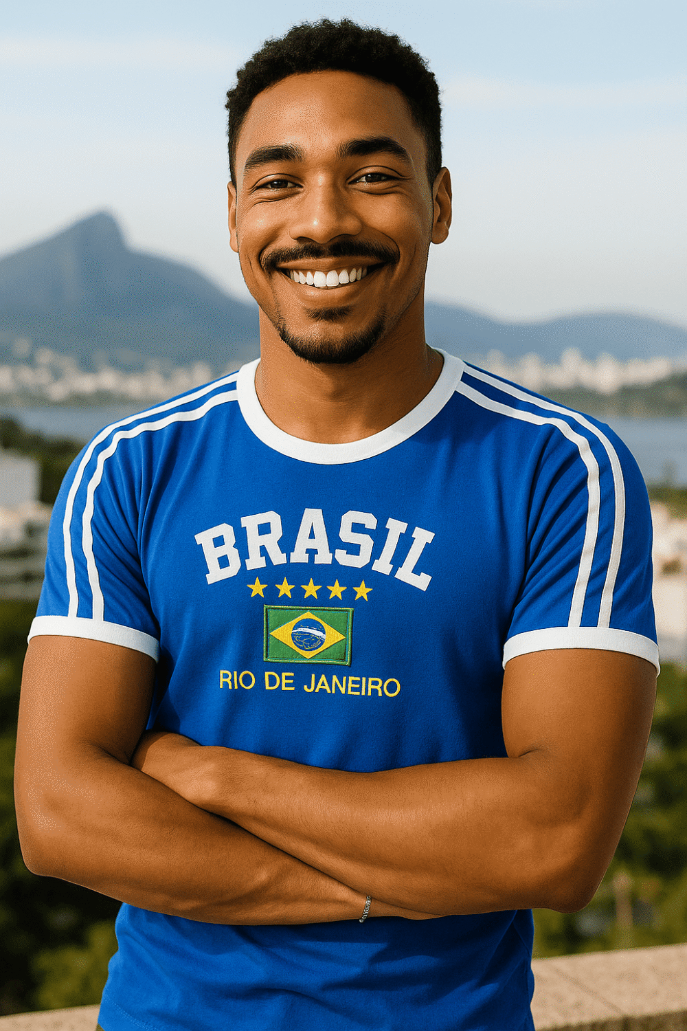 Camisa Do Brasil Bordada Adulto Unissex - Imagem 19