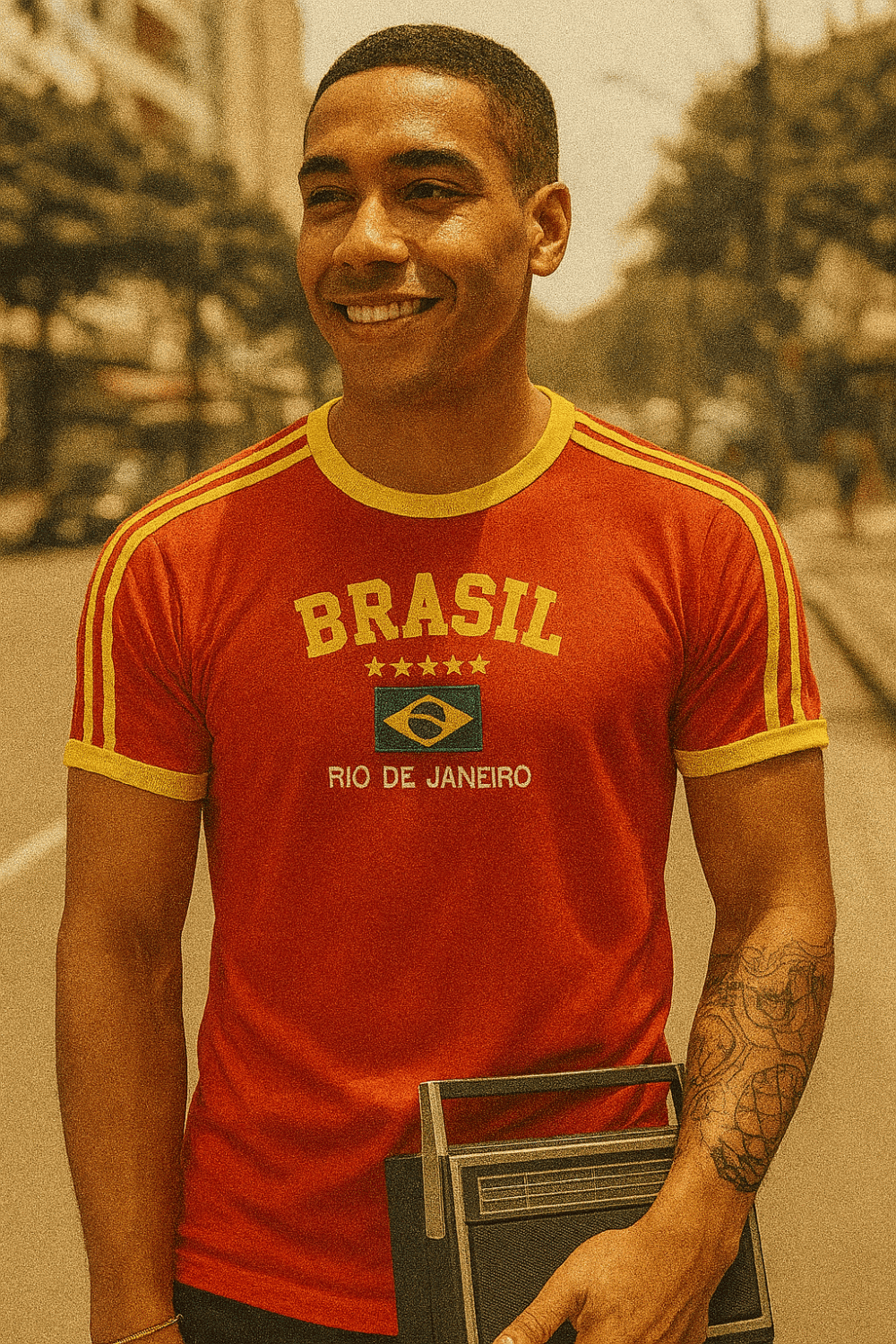 Camisa Do Brasil Bordada Adulto Unissex - Imagem 17