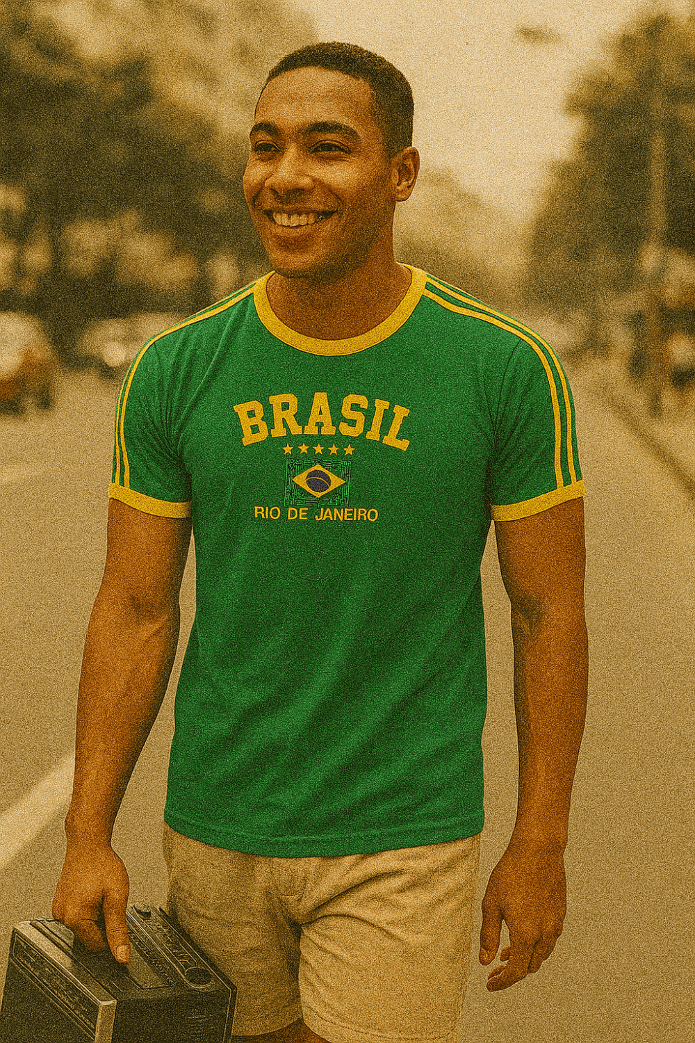 Camisa Do Brasil Bordada Adulto Unissex - Imagem 16