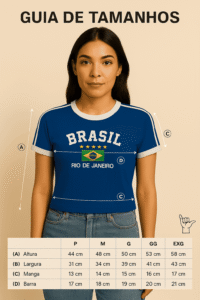 Camisa Do Brasil Baby