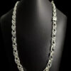 Cordao 10Mm Imperador Banhado A Prata 925 Prata