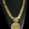 Cordao Dubai Supremo 18Mm Pingente Jesus Banhado A Ouro 18K Preto