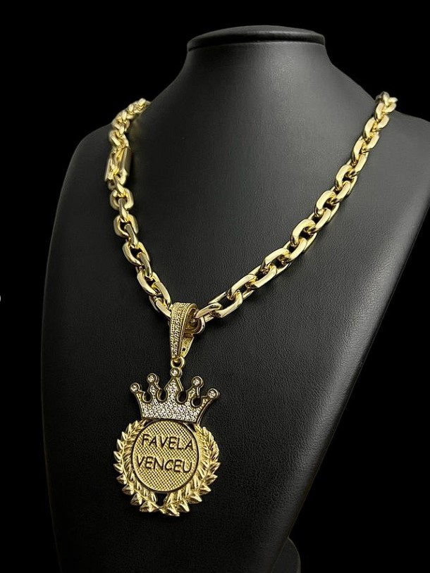 Cordao Pingente 12 Cad Favelaqa