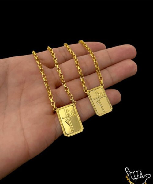 Escapulário Fé Tijolinho - Banhado a Ouro 18k
