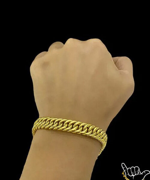 Pulseira Grumet Oca 10mm - Banhado a Ouro 18k