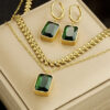 Kit 2 Cordoes Par De Brincos Feminino Banhado A Ouro 18K P