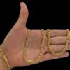 Kit Corrente Friso 5Mm Pulseira – Banhado A Ouro 18K2
