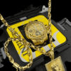 Kit Relógio Invicta + Corrente Trançado (8Mm) + Pingente + Pulseira - Banhadas A Ouro 18K 7 Kit Invicta 3
