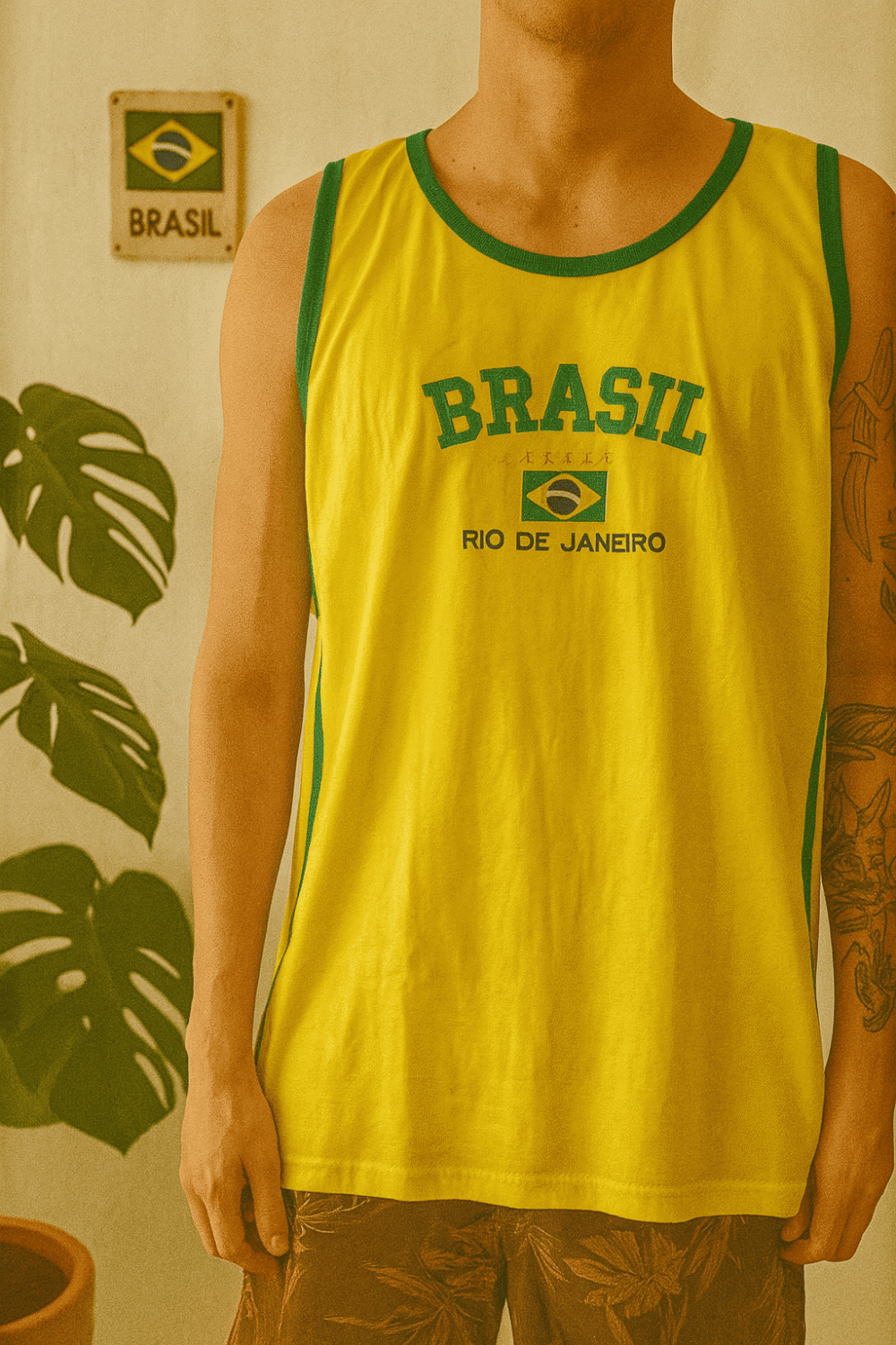 Camisa Regata Do Brasil Bordada - Imagem 16