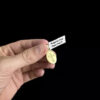 Pingente Cruz Placa Oval P Banhado A Ouro 18K Preto