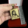 Pingente Fe Placa Jesus Cristo Gg – Banhado A Ouro 18K 2