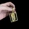 Pingente Giratório Jesus Cristo E Nossa Senhora G (Quadrado) - Banhado A Ouro 18K 5 Pingente Giratorio Jesus Cristo E Nossa Senhora Banhado A Ouro 18K Quadrado Preto