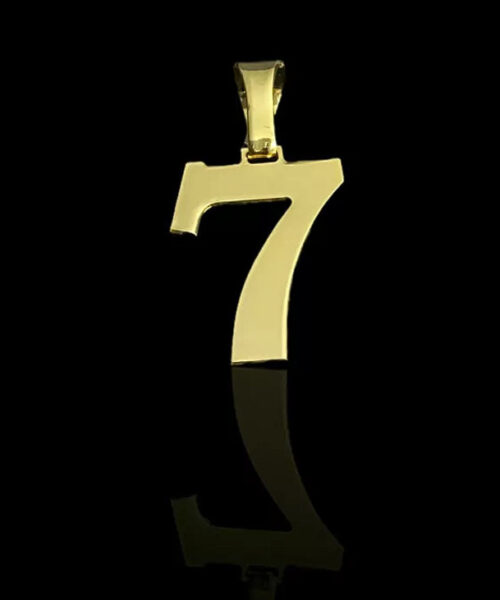 Pingente 7 (P) – Banhado a Ouro 18k