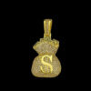 Pingente Saco De Dinheiro Com Moedas – Banhado A Ouro 18K 2 1