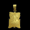 Pingente Sao Jorge Pergaminho G – Banhado A Ouro 2