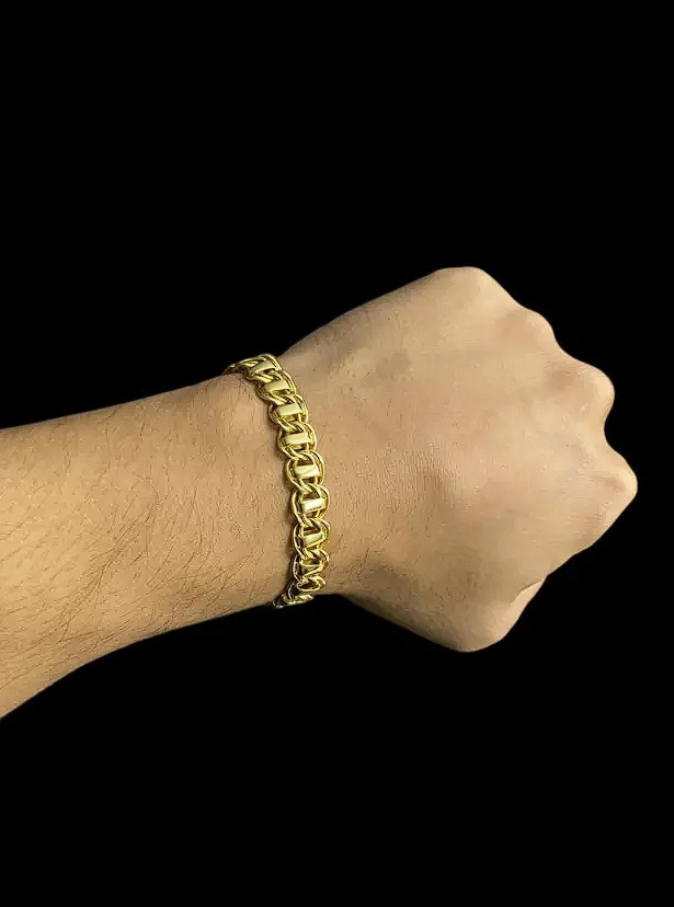 Pulseira Dubai 8Mm Banhado Ouro 18K 2