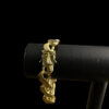 Pulseira Friso S 16Mm Cfecho Especial Nossa Senhora Banhado Ouro 18K Preto
