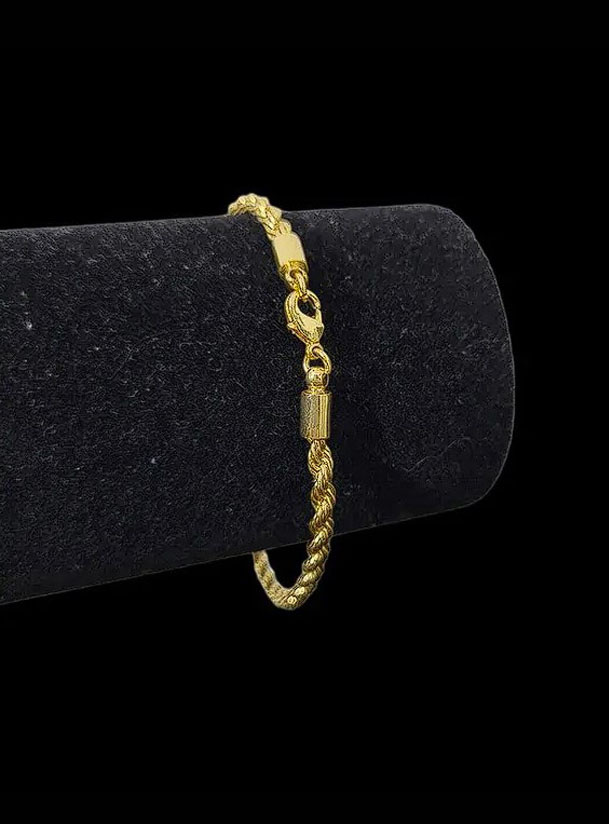 Pulseira Banhada A Ouro Baiano 7 1