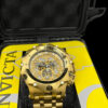 Relogio Invicta Hybrid 100 Original Banhado Ouros2