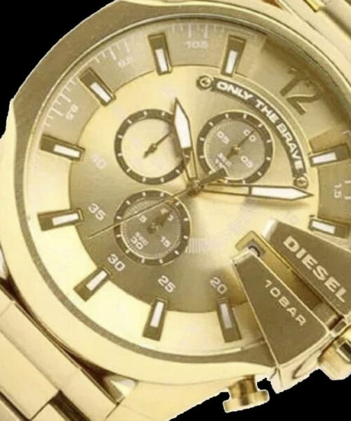 Relógio Diesel 10bar Banhado a Ouro 18k