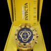 Relogio Invicta Excursion 100 Original Fundo Azul Preto