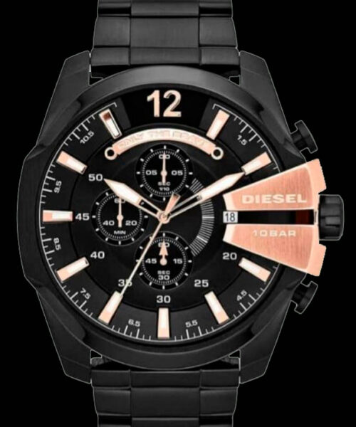 Relógio Diesel Dz4309 Black/rose 100% Original