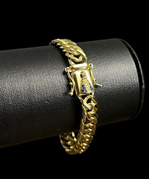 Pulseira Grumet 10mm (fecho Especial) - Banhado a Ouro 18k