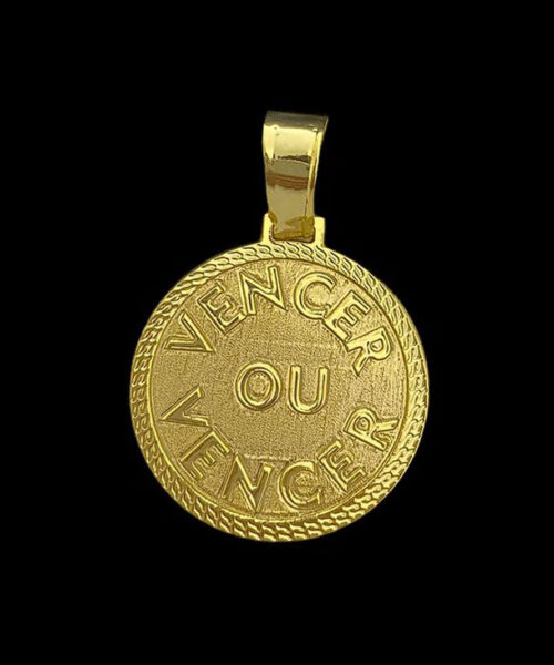 Pingente Vencer ou Vencer g - Banhado a Ouro 18k