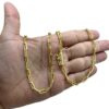 15351800162 Corrente 5Mm Cartier Fecho Canhao Banhado A Ouro 18K 3