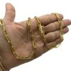 15351802750 Corrente 6Mm Cartier Fecho Canhao Banhado A Ouro 18K Lancamento