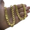 15352789943 Corrente 8Mm Dubai S Fecho Marcacao 750 Banhado A Ouro 18K Lancamento 50G 4
