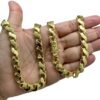 15352790903 Corrente 10Mm Friso S Fecho Gaveta Banhado A Ouro 18K 4