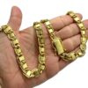 15352793593 Corrente 10Mm Dubai Fecho Marcacao 750 Banhado A Ouro 18K Lancamento 2