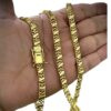 15352800997 Corrente 7Mm Grumet Duplo S Fecho Premium Marcacao 750 Banhado A Ouro 18K 32G Lancamento7
