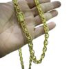 15352805289 Corrente 8Mm Imperador Fecho Gaveta Premium Banhado A Ouro 18K 1