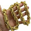 15352808892 Corrente Baiano 20Mm Com Fecho Canhao Banhado A Ouro 18K3