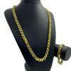 15355157019 Corrente 10Mm Friso S Fecho Gaveta Premium Pulseira Friso S 10Mm Fecho Premium Banhado A Ouro
