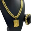 15355452081 Corrente 13Mm Grumet Fecho Premium Pulseira Grumet 13Mm Fecho Premium Pingente Letra Brinde