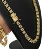 15355454783 Corrente 12Mm Tijolinho Duplo Fecho Premium Marcacao 750 Pulseira Tijolinho Duplo 12Mm Fecho